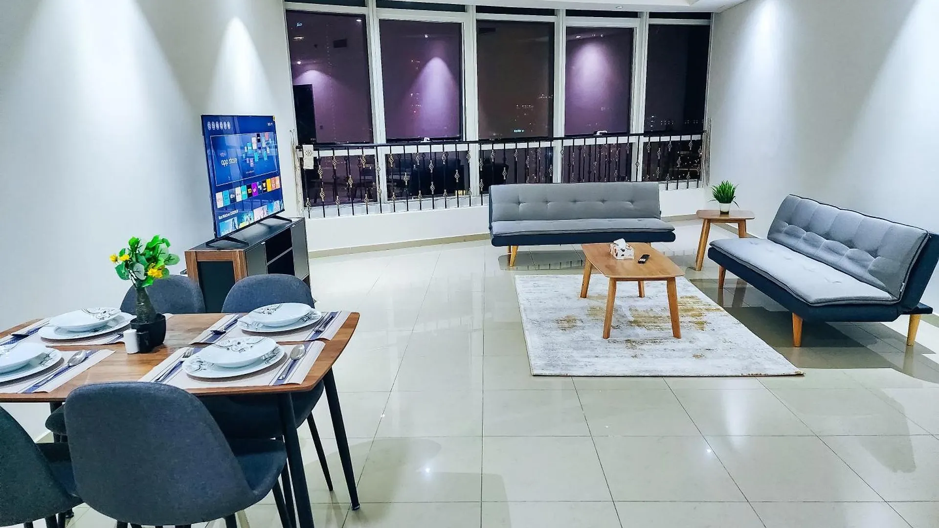 Harf4606 Huge Water Front 1Br Apt With 2 Sofa Beds In Alreem Island Abu Dhabi Appartement